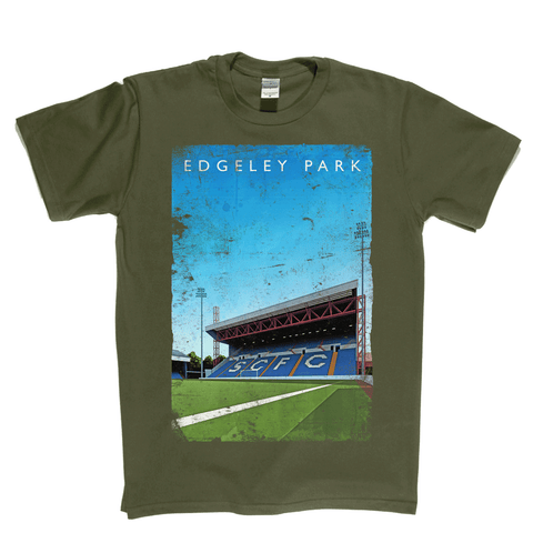 Edgeley Park Football Ground Poster Regular T-Shirt