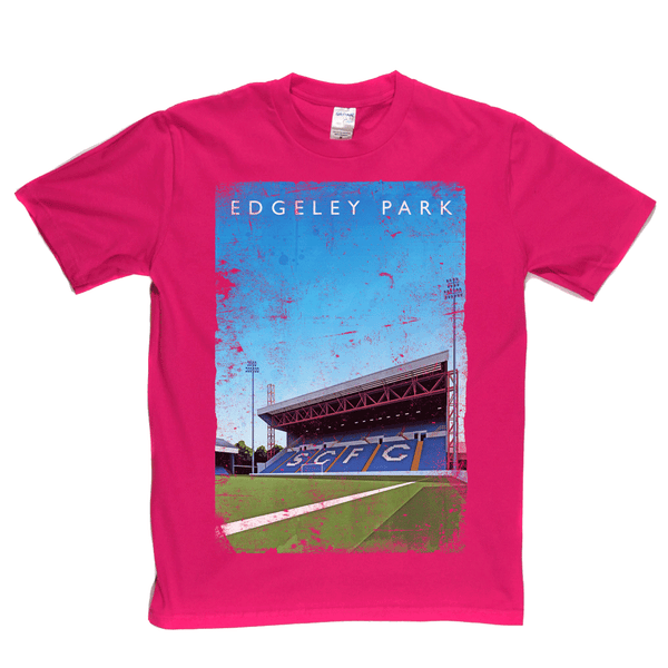 Edgeley Park Football Ground Poster Regular T-Shirt
