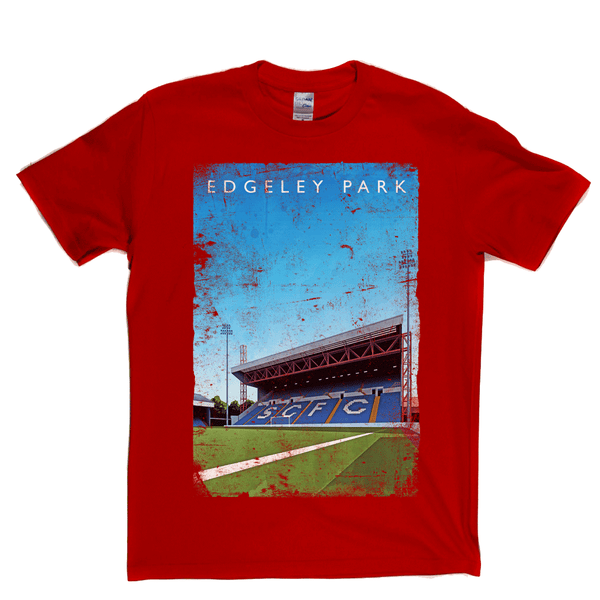 Edgeley Park Football Ground Poster Regular T-Shirt