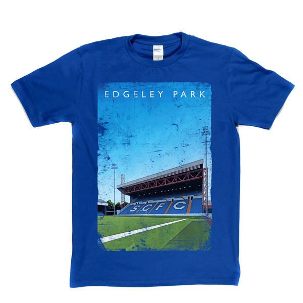 Edgeley Park Football Ground Poster Regular T-Shirt