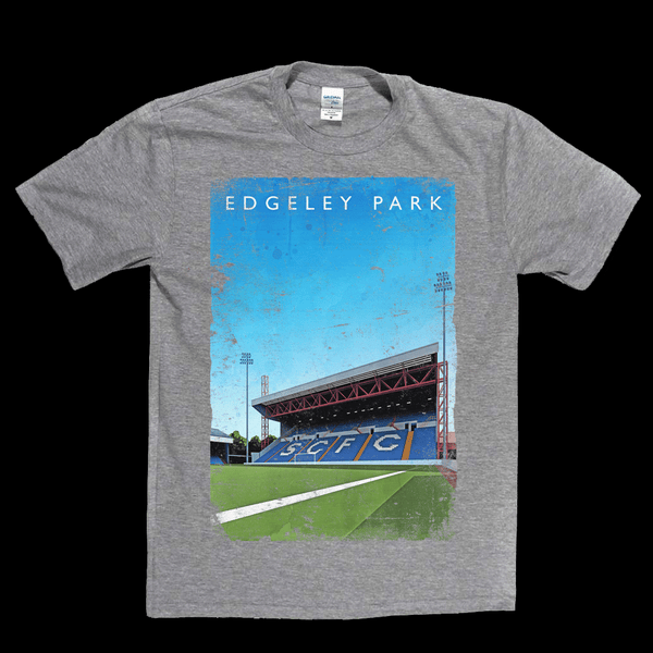 Edgeley Park Football Ground Poster Regular T-Shirt