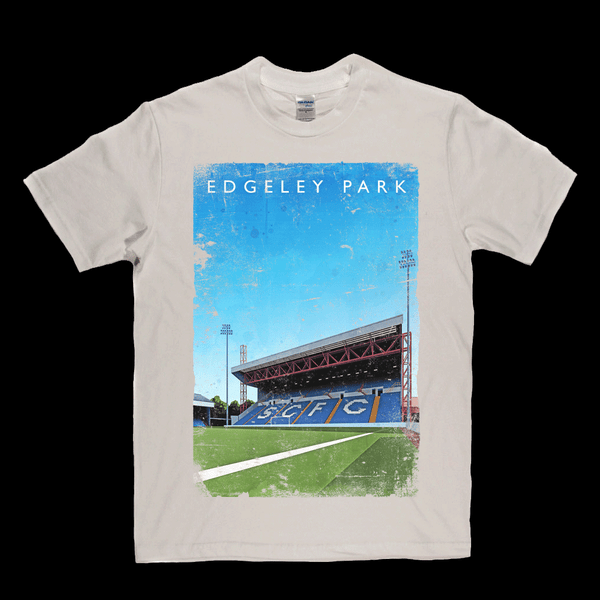 Edgeley Park Football Ground Poster Regular T-Shirt