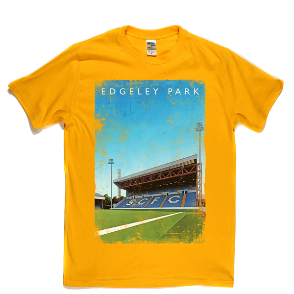 Edgeley Park Football Ground Poster Regular T-Shirt