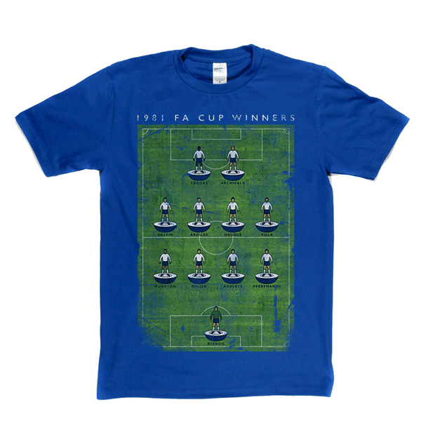 Spurs 1981 FA Cup Poster Regular T-Shirt