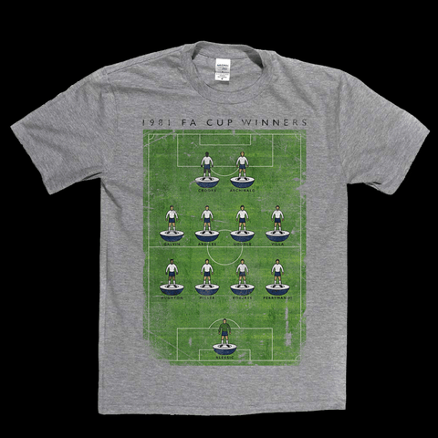 Spurs 1981 FA Cup Poster Regular T-Shirt