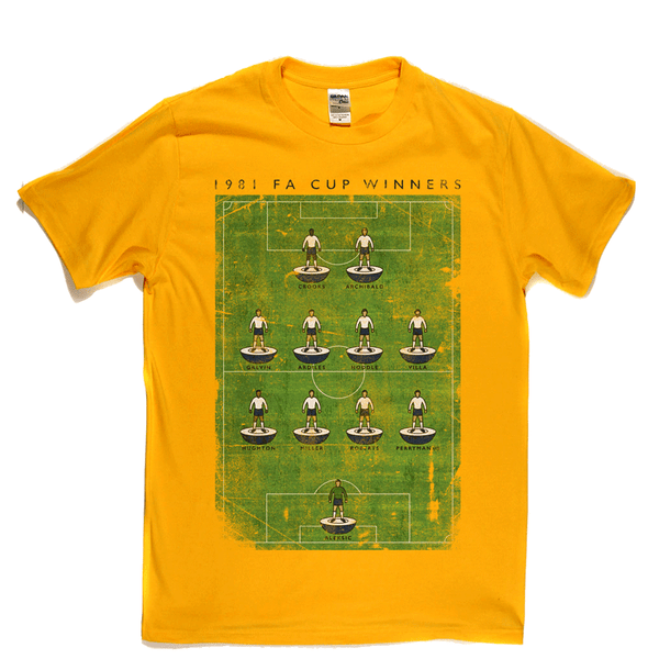 Spurs 1981 FA Cup Poster Regular T-Shirt