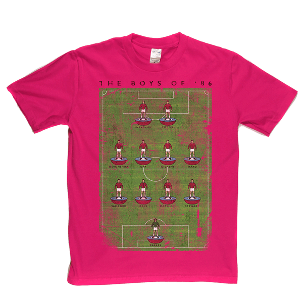 West Ham Boys Of 86 Poster Regular T-Shirt