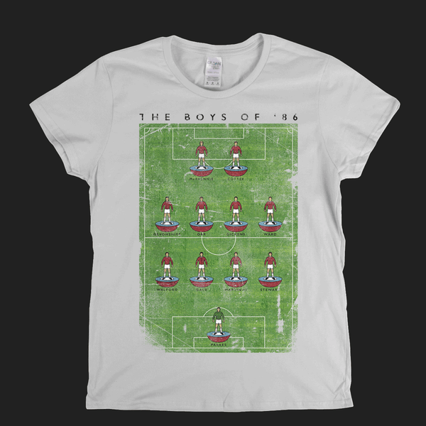 West Ham Boys Of 86 Poster Womens T-Shirt