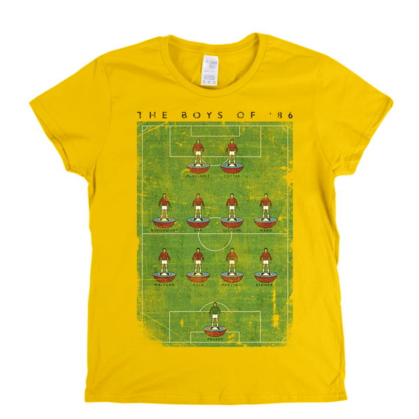 West Ham Boys Of 86 Poster Womens T-Shirt