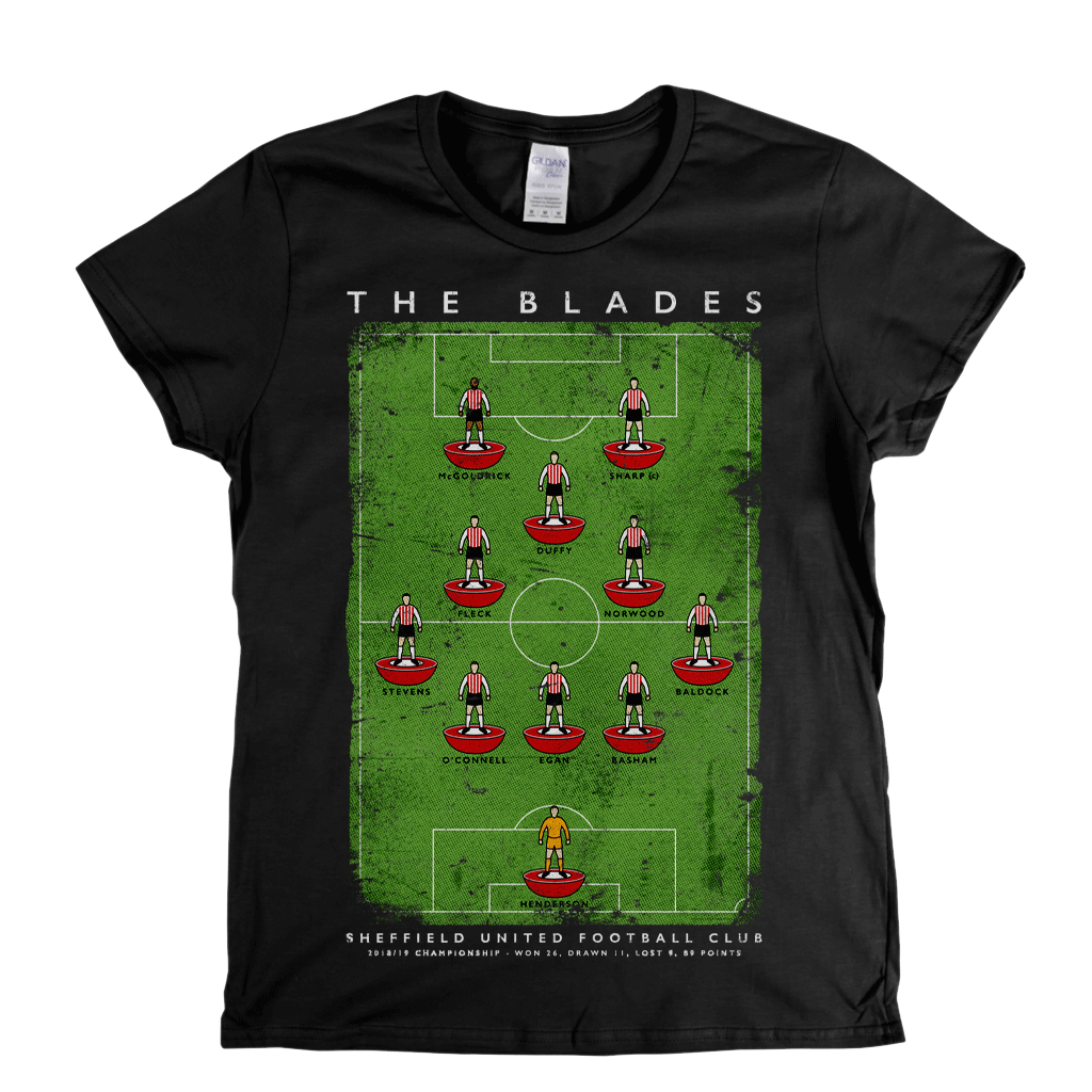 Sheffield United Championship Runners Up 2019 Poster Womens T-Shirt