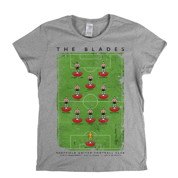 Sheffield United Championship Runners Up 2019 Poster Womens T-Shirt