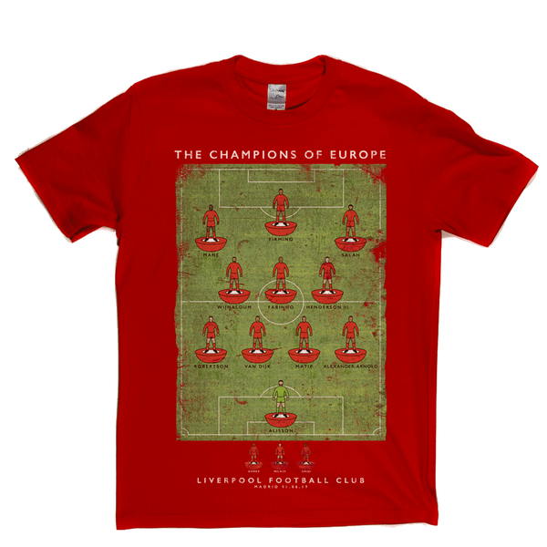 Liverpool European Champions 2019 Regular T-Shirt