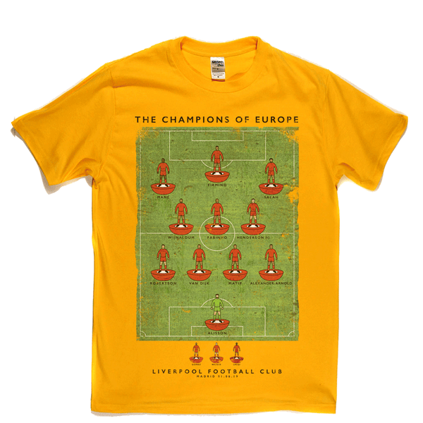 Liverpool European Champions 2019 Regular T-Shirt