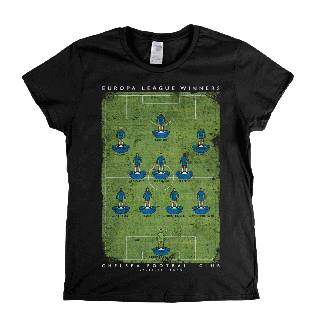 Chelsea Europa League Winners 2019 Womens T-Shirt