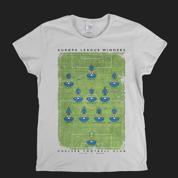 Chelsea Europa League Winners 2019 Womens T-Shirt