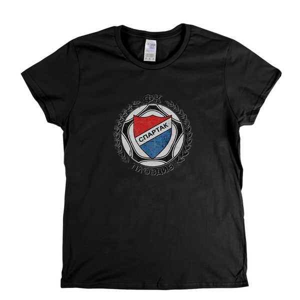 Spartak Plovdiv Badge Womens T-Shirt