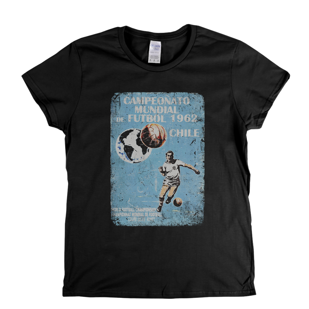 Chile World Cup 1962 Poster Womens T-Shirt