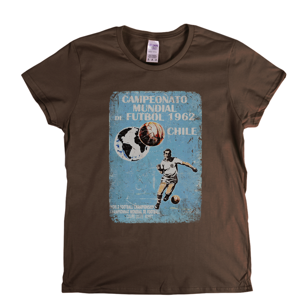 Chile World Cup 1962 Poster Womens T-Shirt
