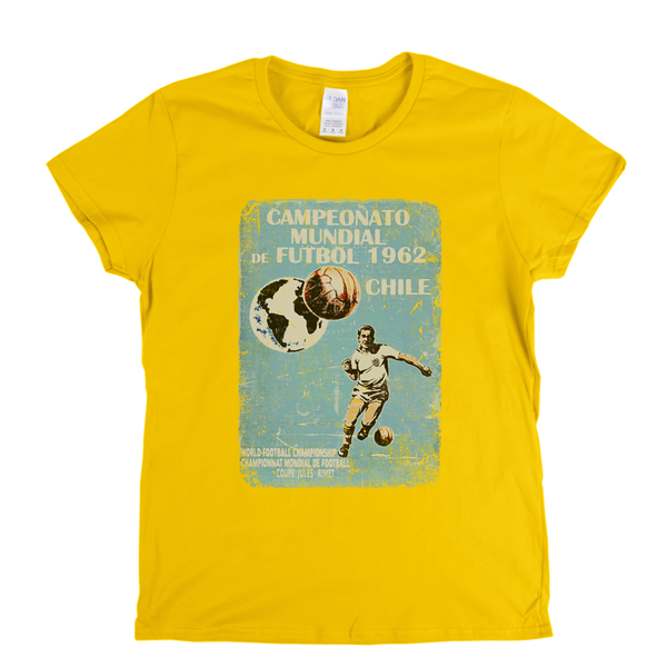 Chile World Cup 1962 Poster Womens T-Shirt