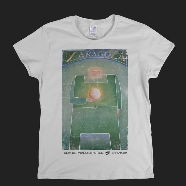 Spain 1982 World Cup  Zaragoza Poster Womens T-Shirt