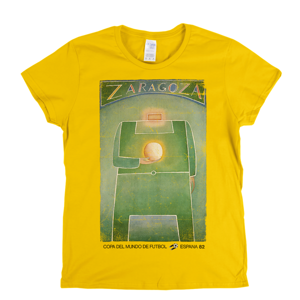 Spain 1982 World Cup  Zaragoza Poster Womens T-Shirt
