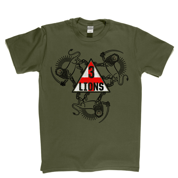 3 Lions With Sword Regular T-Shirt