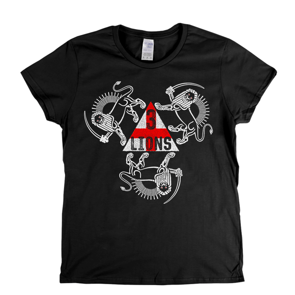 3 Lions With Sword Womens T-Shirt
