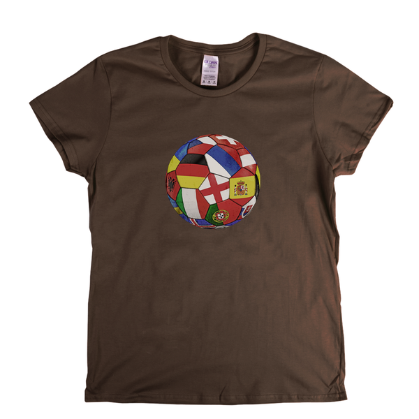 Flag Football Womens T-Shirt