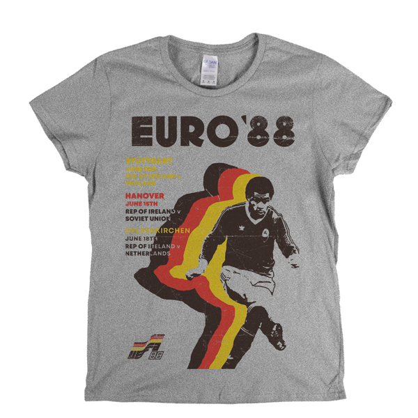 Euro 88 Poster Womens T-Shirt
