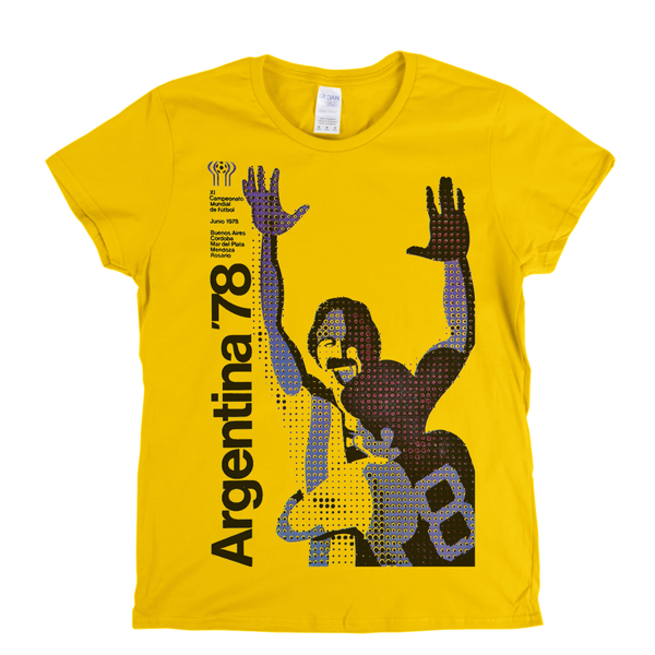 World Cup 1978 Poster Womens T-Shirt