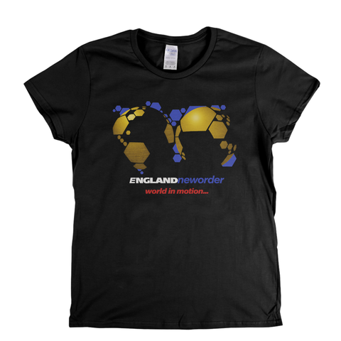 World In Motion England New Order Womens T-Shirt