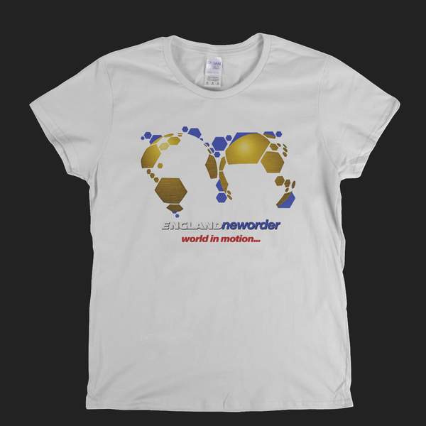 World In Motion England New Order Womens T-Shirt