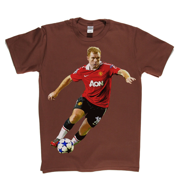 Paul Scholes In Action T-Shirt