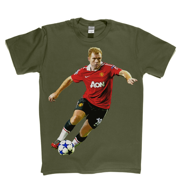 Paul Scholes In Action T-Shirt
