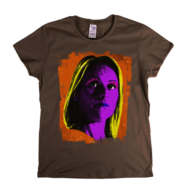 Kelly Smith Popart Portrait Womens T-Shirt