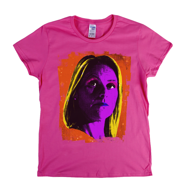 Kelly Smith Popart Portrait Womens T-Shirt