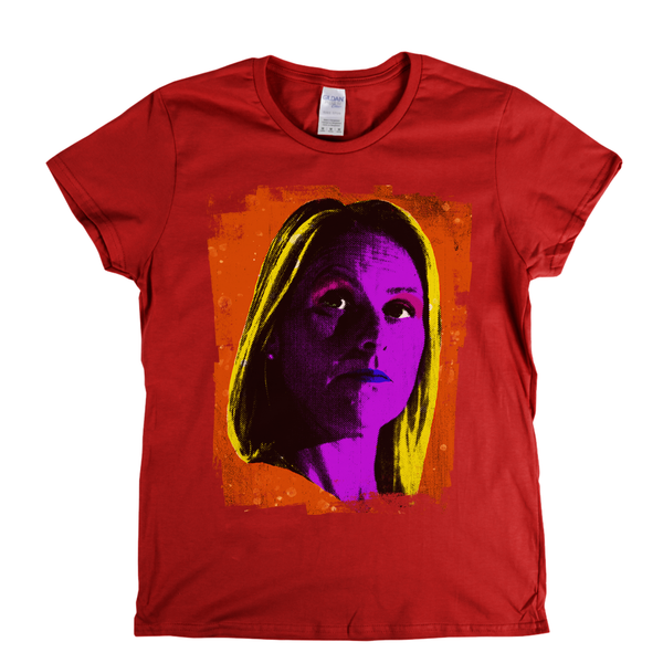 Kelly Smith Popart Portrait Womens T-Shirt