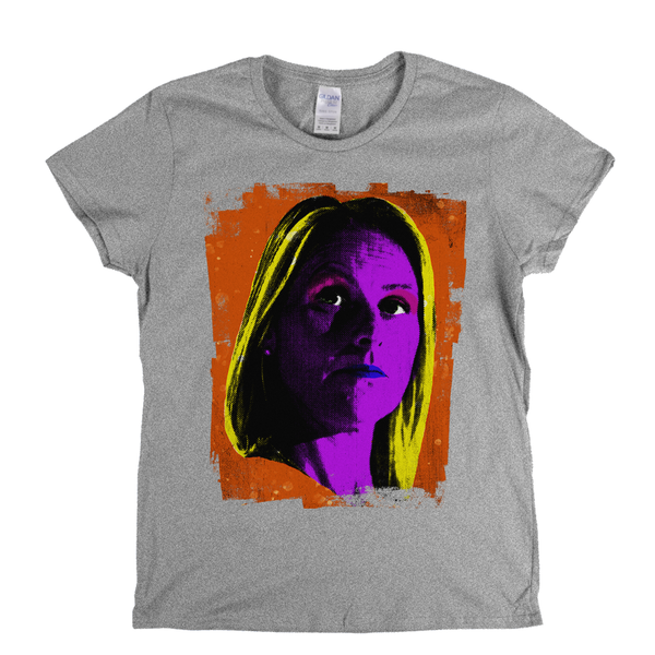 Kelly Smith Popart Portrait Womens T-Shirt