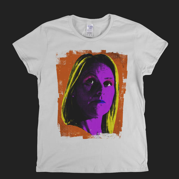 Kelly Smith Popart Portrait Womens T-Shirt