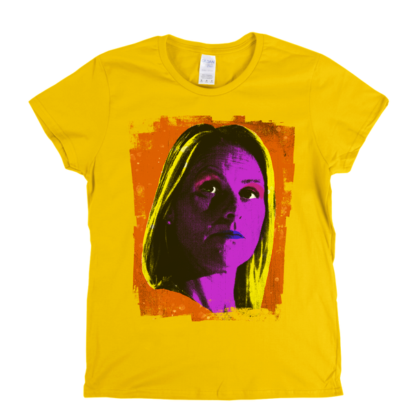 Kelly Smith Popart Portrait Womens T-Shirt