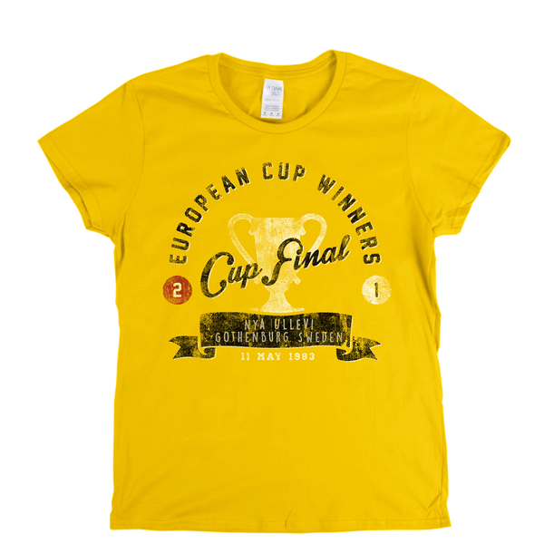 Aberdeen European Cup Winners Final 1983 Womens T-Shirt