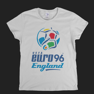 Euro 96 Poster Womens T-Shirt