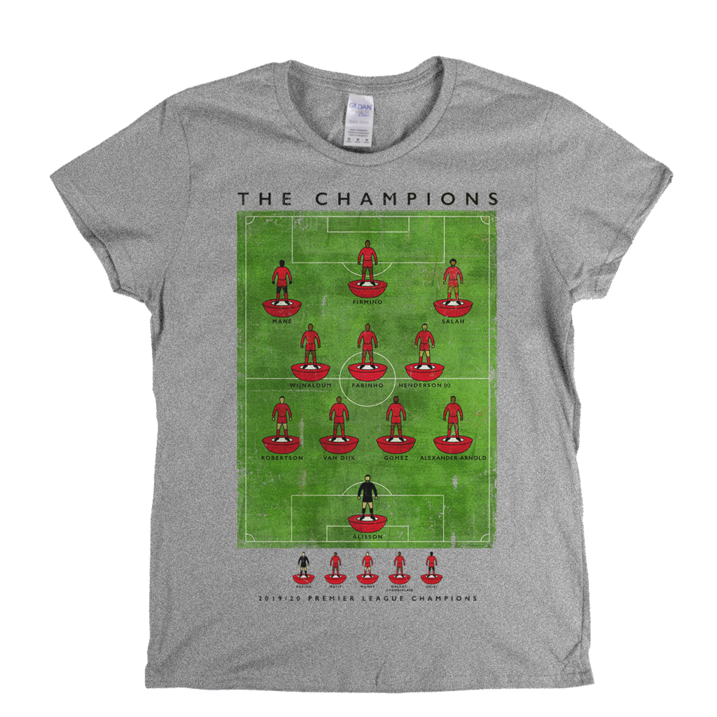 Liverpool 2019-20 Premier League Champions Womens T-Shirt