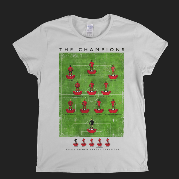 Liverpool 2019-20 Premier League Champions Womens T-Shirt