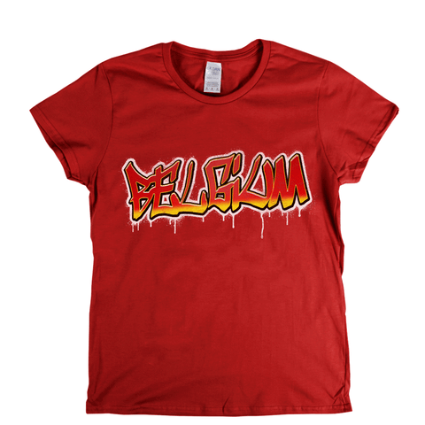 Belgium Tag Womens T-Shirt