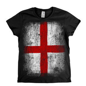 Big England Flag Womens T-Shirt