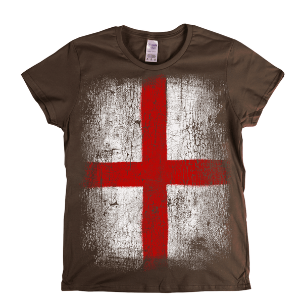 Big England Flag Womens T-Shirt