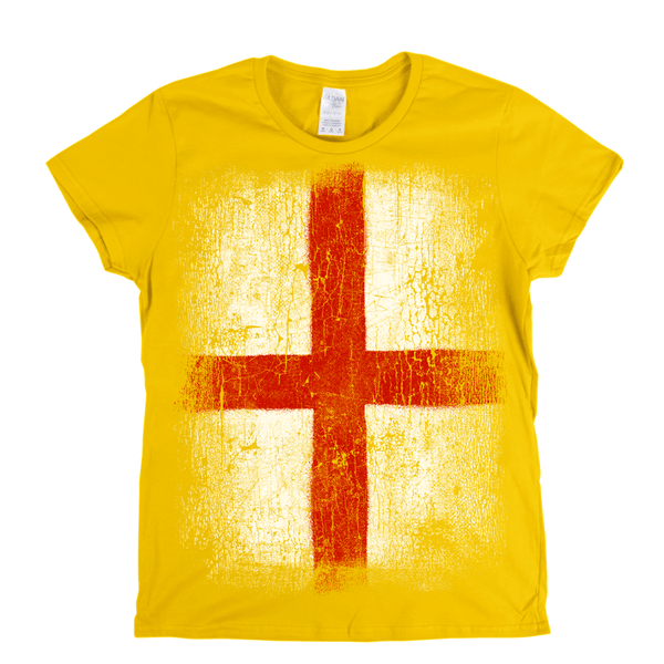 Big England Flag Womens T-Shirt