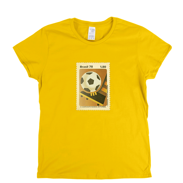 Brazil 78 Boot Stamp Womens T-Shirt