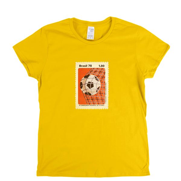 Brazil 78 Stamp Womens T-Shirt